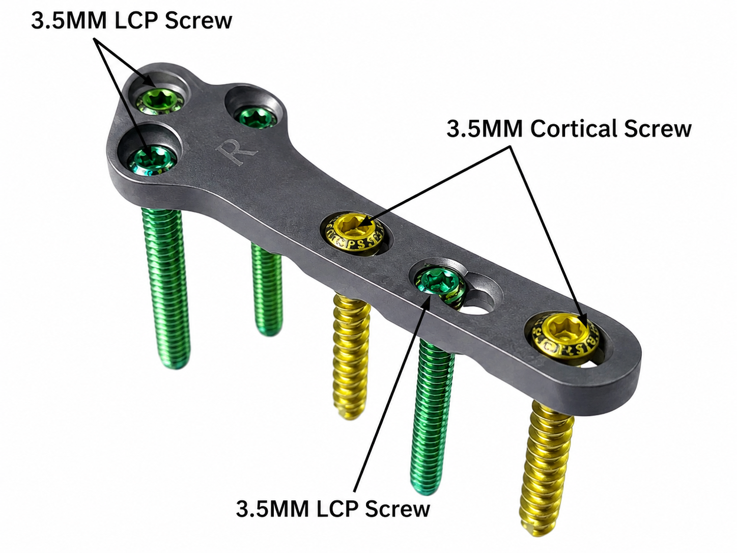 3.5mm TPLO LC/DCP Plate L&R - Veterinary Tibial Plateau Leveling Osteotomy